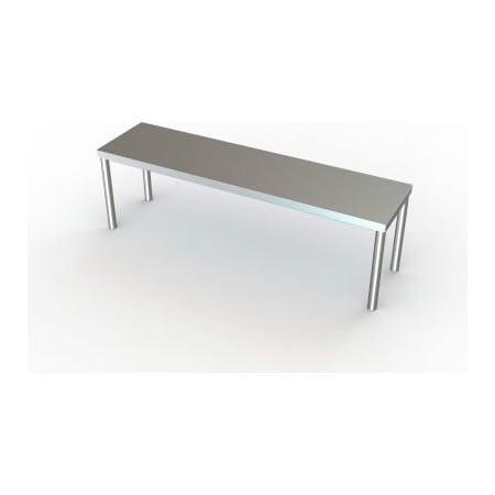 Aero Aero Manufacturing Riser Shelf W/ 430 Stainless Steel, 72"W x 12"D 40-1272